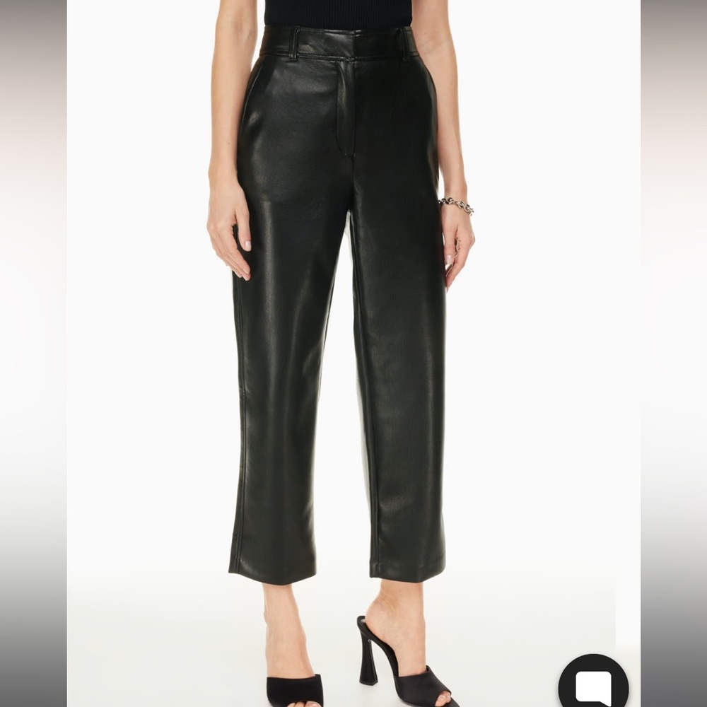 Size 6 black leather pants